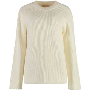 Michael Kors, Dames, Truien, Beige, Maat: S Wol,