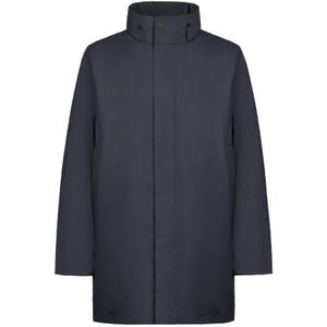 People of Shibuya, Heren, Mantels, Blauw, Maat: XL Leer,