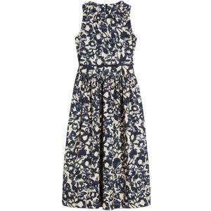 Max Mara, Dames, Jurken, Veelkleurig, Maat: M Katoen,