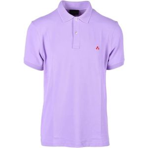 Peuterey, Heren, Tops, Paars, Maat: L Katoen,