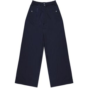 Dries Van Noten, Heren, Broeken, Blauw, Maat: S Polyamide,