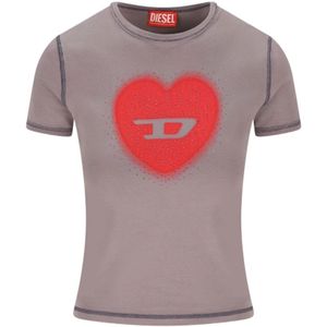 Diesel, Dames, Tops, Bruin, Maat: M