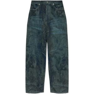 Balenciaga, Heren, Jeans, Blauw, Maat: L Katoen,