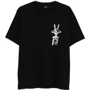 Paul Smith, Heren, Tops, Zwart, Maat: M Katoen,