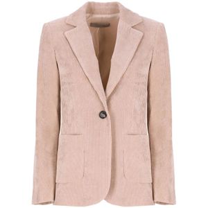 D.Exterior, Dames, Jassen, Roze, Maat: S Corduroy,