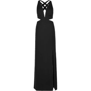 vera mont, Dames, Jurken, Zwart, Maat: XL Poliester,