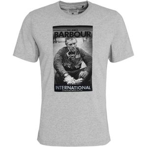 Barbour, Heren, Tops, Grijs, Maat: M Katoen,