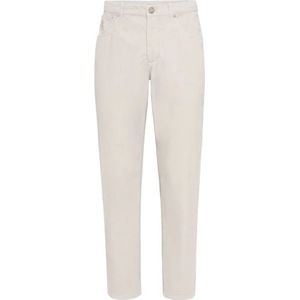 Brunello Cucinelli, Heren, Broeken, Beige, Maat: S