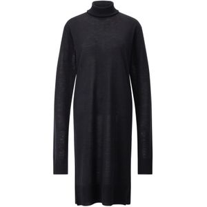 TotêMe, Dames, Jurken, Zwart, Maat: XS Zijde,