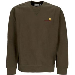 Carhartt Wip, Heren, Sweatshirts & Hoodies, Groen, Maat: XL Katoen,