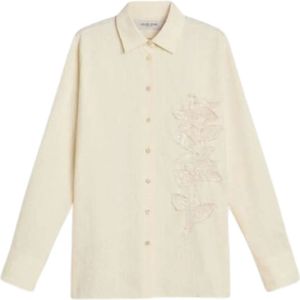 Golden Goose, Dames, Blouses & Shirts, Wit, Maat: XS