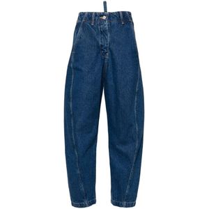 Studio Nicholson, Dames, Jeans, Blauw, Maat: S Denim,