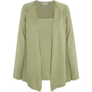 Cortana, Dames, Truien, Groen, Maat: 2XS Zijde,