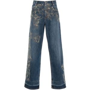 Isabel Marant, Heren, Jeans, Blauw, Maat: W32 Denim,