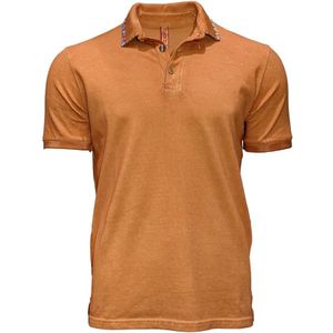 Bob, Heren, Tops, Oranje, Maat: M Katoen,