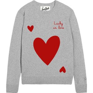 MC2 Saint Barth, Heren, Truien, Grijs, Maat: S Wol,