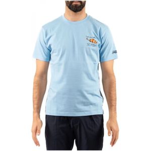 Saint Barth, Heren, Tops, Blauw, Maat: S