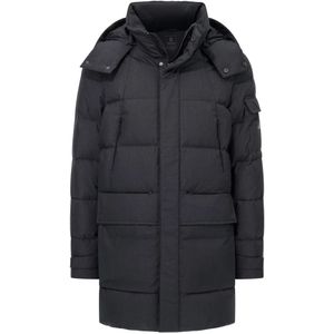 Boggi Milano - B Tech - Parka - Grijs - Gevoerd met 80/20 Ganzendons - Waterafstotend