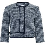 Betty & Co - Bolero-jasje - Blauw - Leer