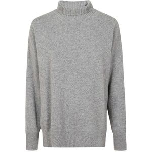 Roberto Collina, Dames, Truien, Grijs, Maat: S Zijde,