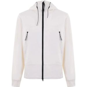 C.p. Company, Heren, Jassen, Wit, Maat: XS Poliester,