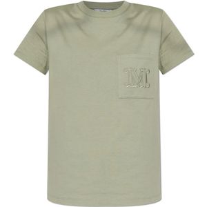 Max Mara, Dames, Tops, Groen, Maat: M Katoen,