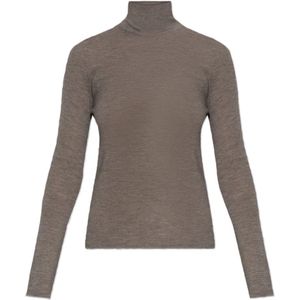 Lisa Yang, Dames, Truien, Beige, Maat: S Kasjmier,