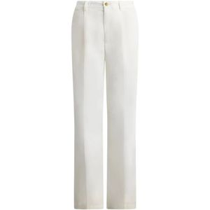 Ralph Lauren, Dames, Broeken, Wit, Maat: M