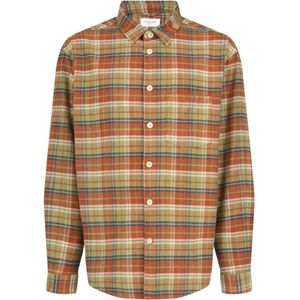 Tintoria Mattei 954, Heren, Overhemden, Veelkleurig, Maat: M Flanel,