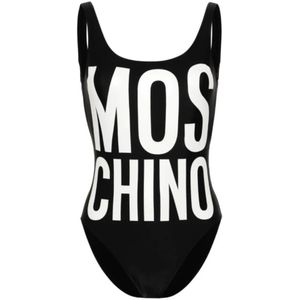 Moschino, Dames, Badkleding, Zwart, Maat: M