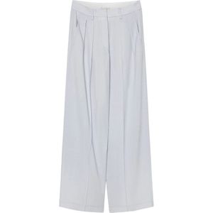 Forte Forte, Dames, Broeken, Grijs, Maat: S Wol,