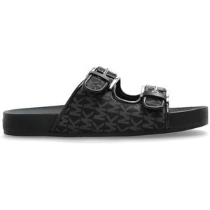 Michael Kors, Dames, Schoenen, Zwart, Maat: 35 EU Leer,