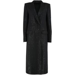 Tom Ford, Dames, Mantels, Zwart, Maat: S Wol,