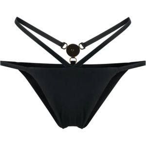 Versace, Dames, Badkleding, Zwart, Maat: XL Polyamide,