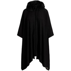 Ralph Lauren, Dames, Jassen, Zwart, Maat: ONE Size Wol,