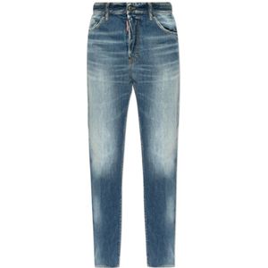Dsquared2, Heren, Jeans, Blauw, Maat: L Katoen,