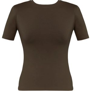 Guaja., Dames, Tops, Bruin, Maat: XL