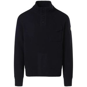 North Sails, Heren, Truien, Blauw, Maat: M Wol,