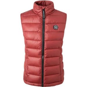 Pepe Jeans, Heren, Jassen, Rood, Maat: M Leer,