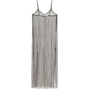 Gestuz, Dames, Jurken, Grijs, Maat: S