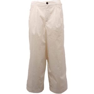 Woolrich, Dames, Broeken, Wit, Maat: M Katoen,