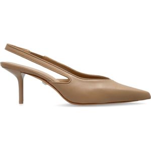 Max Mara, Dames, Schoenen, Beige, Maat: 38 EU Leer,