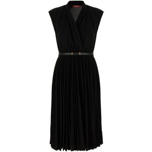 Max Mara Studio, Dames, Jurken, Zwart, Maat: S