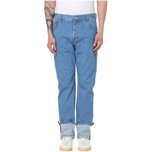 Gucci, Heren, Jeans, Blauw, Maat: W32 Denim,