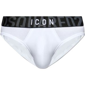 Dsquared2 Logo briefs , White , Heren , Maat: 2XL