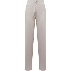 Alpha Studio, Dames, Broeken, Beige, Maat: XS Wol,