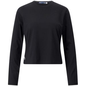 Polo Ralph Lauren - Longsleeve Shirt - Zwart - Dames - Katoenmix