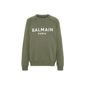 Balmain Sweatshirts , Green , Heren , Maat: M