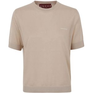 Gucci, Dames, Truien, Bruin, Maat: L Zijde,