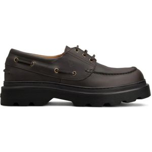 Tod's, Heren, Schoenen, Bruin, Maat: 41 EU Leer,